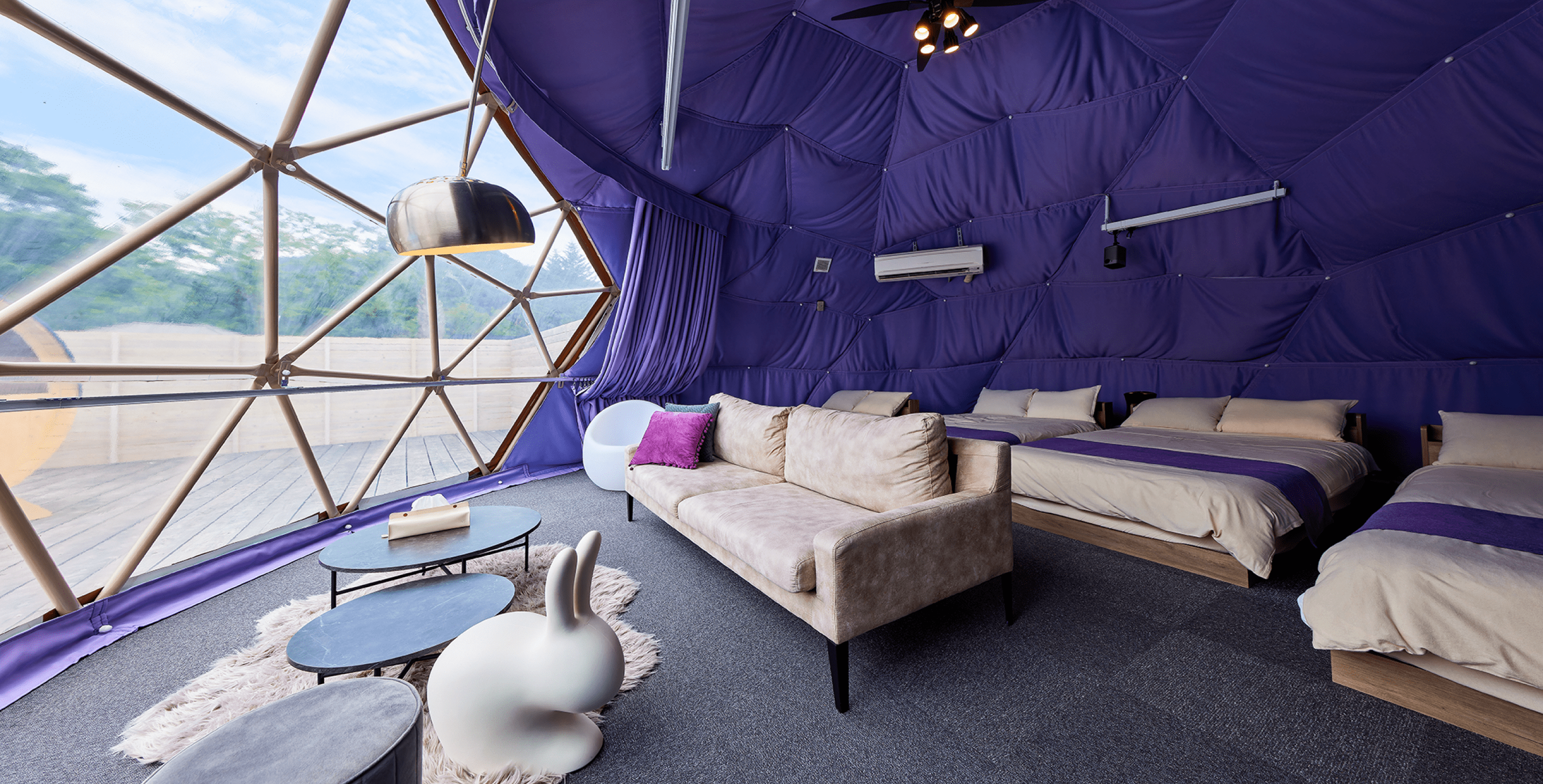 画像：DOME TENT PURPLE