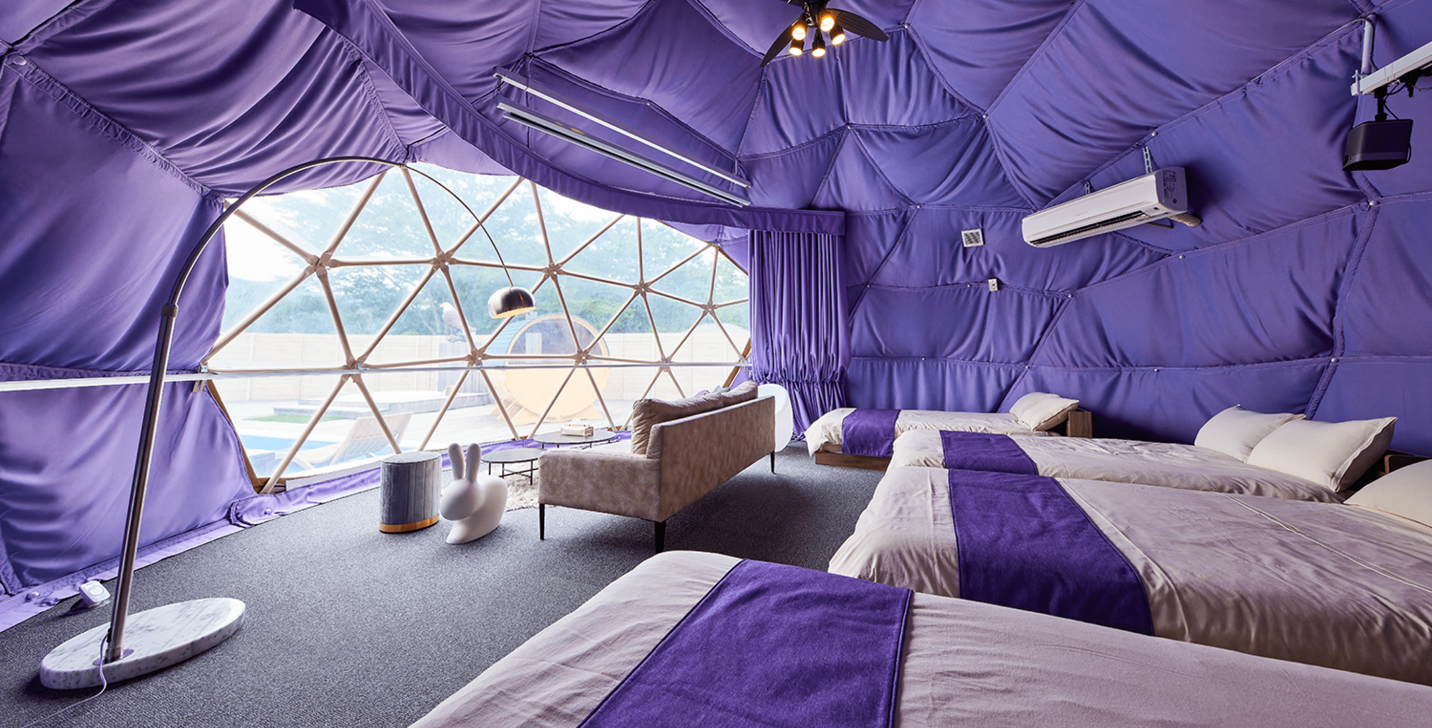 画像：DOME TENT PURPLE