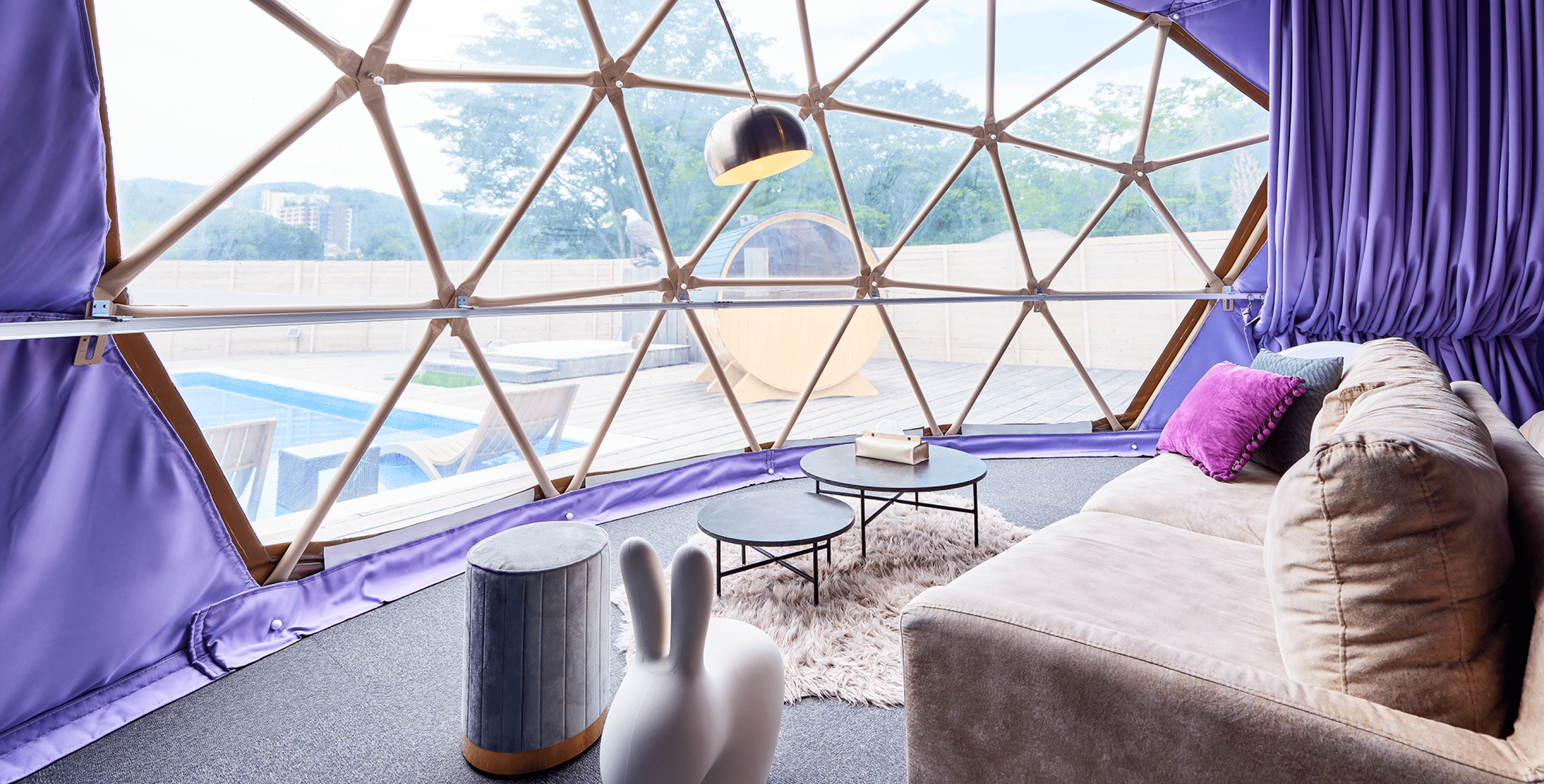 画像：DOME TENT PURPLE